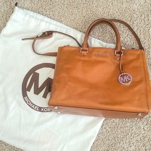 Michael Kors soft leather satchel